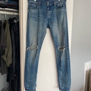 John Elliott Cast 2 ripped denim